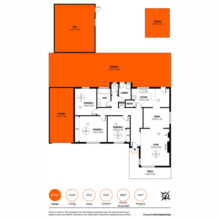 Floorplan of Homely house listing, 73 Gregory Street, Brahma Lodge SA 5109