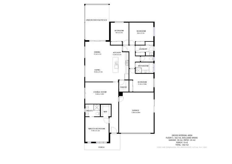 Floorplan of Homely house listing, 45 Chandler Street,, West Wodonga VIC 3690