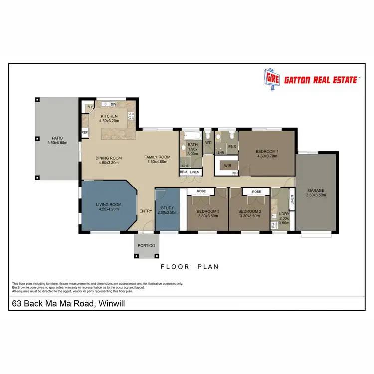 Floorplan of Homely house listing, 63 Back Ma Ma Road, Winwill QLD 4347