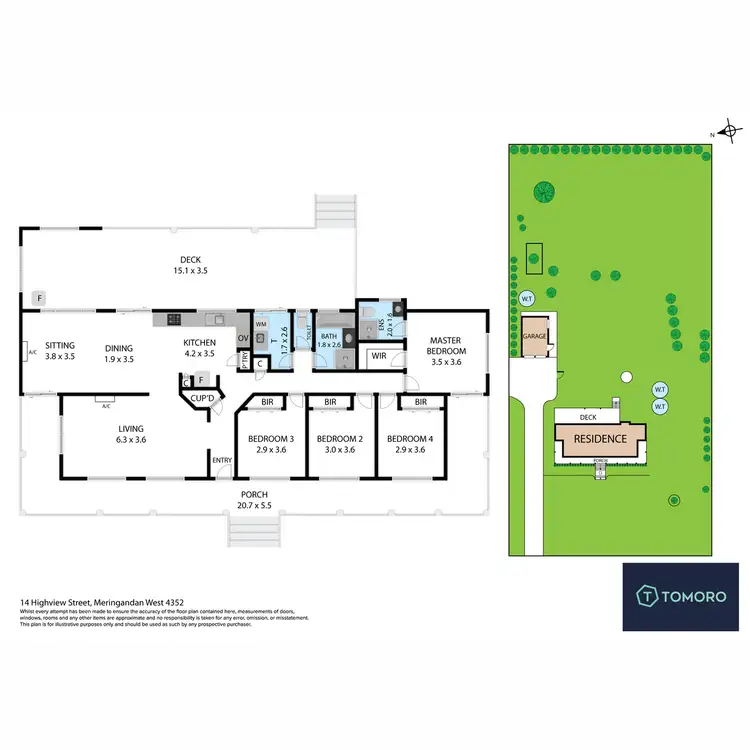 Floorplan of Homely house listing, 14 Highview Street, Meringandan West QLD 4352
