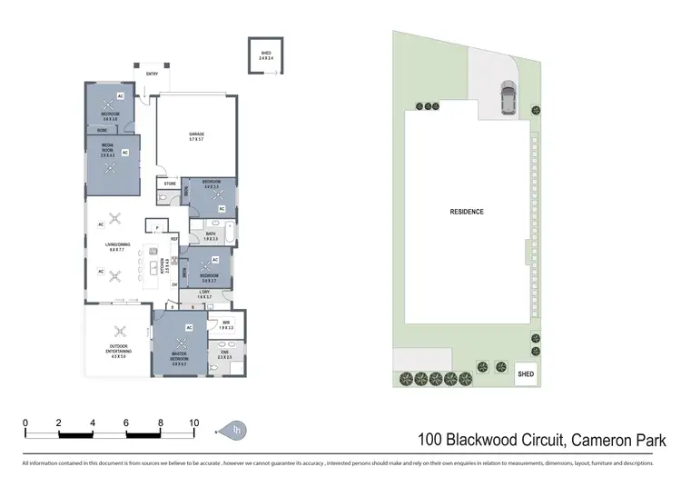 Floorplan of Homely house listing, 100 Blackwood Circuit, Cameron Park NSW 2285