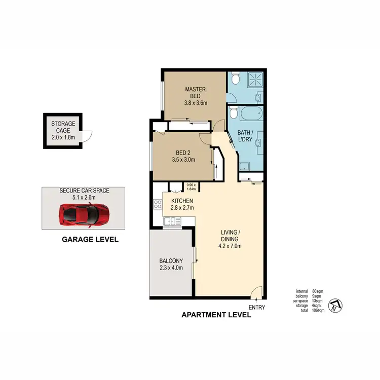 Floorplan of Homely unit listing, 5/159-161 Birkdale Road, Birkdale QLD 4159