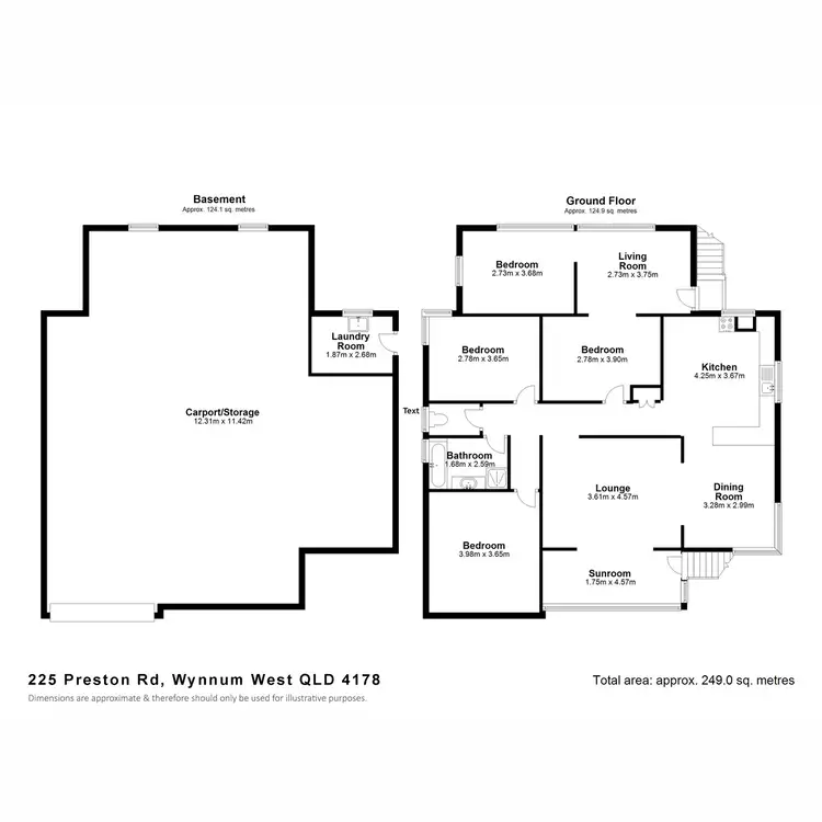 Floorplan of Homely house listing, 225 Preston Road, Wynnum West QLD 4178