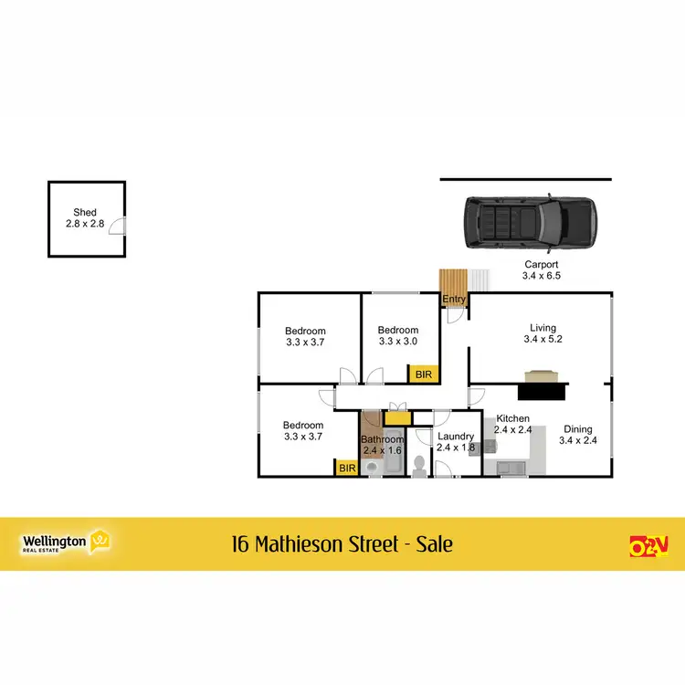 Floorplan of Homely house listing, 16 Mathieson Street, Sale VIC 3850