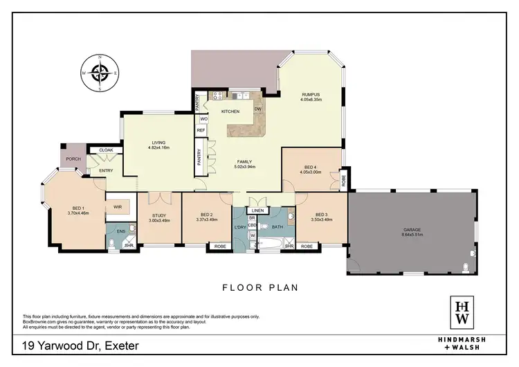 Floorplan of Homely house listing, 19 Yarwood Drive, Exeter NSW 2579