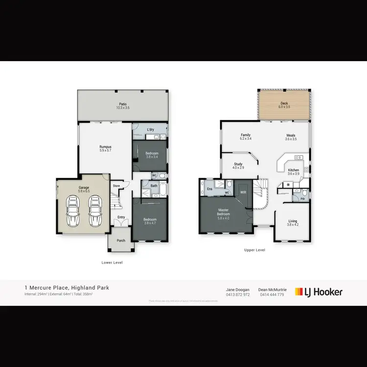 Floorplan of Homely house listing, 1 Mercure Place, Highland Park QLD 4211