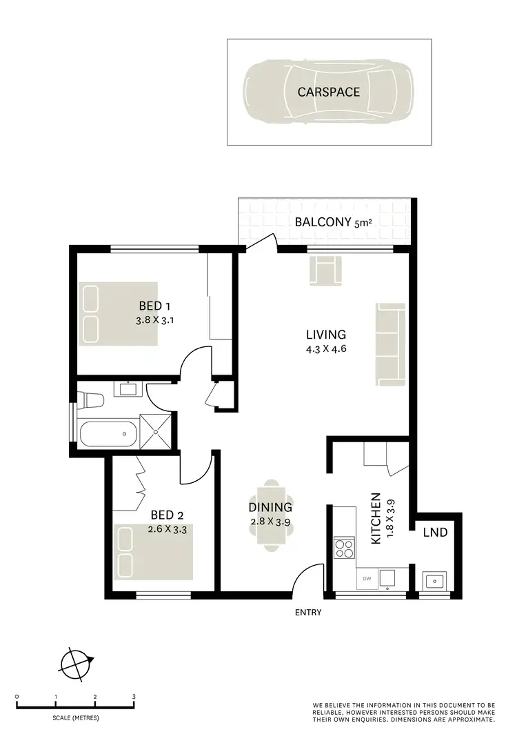 Floorplan of Homely apartment listing, 6/67 Louisa Road, Birchgrove NSW 2041