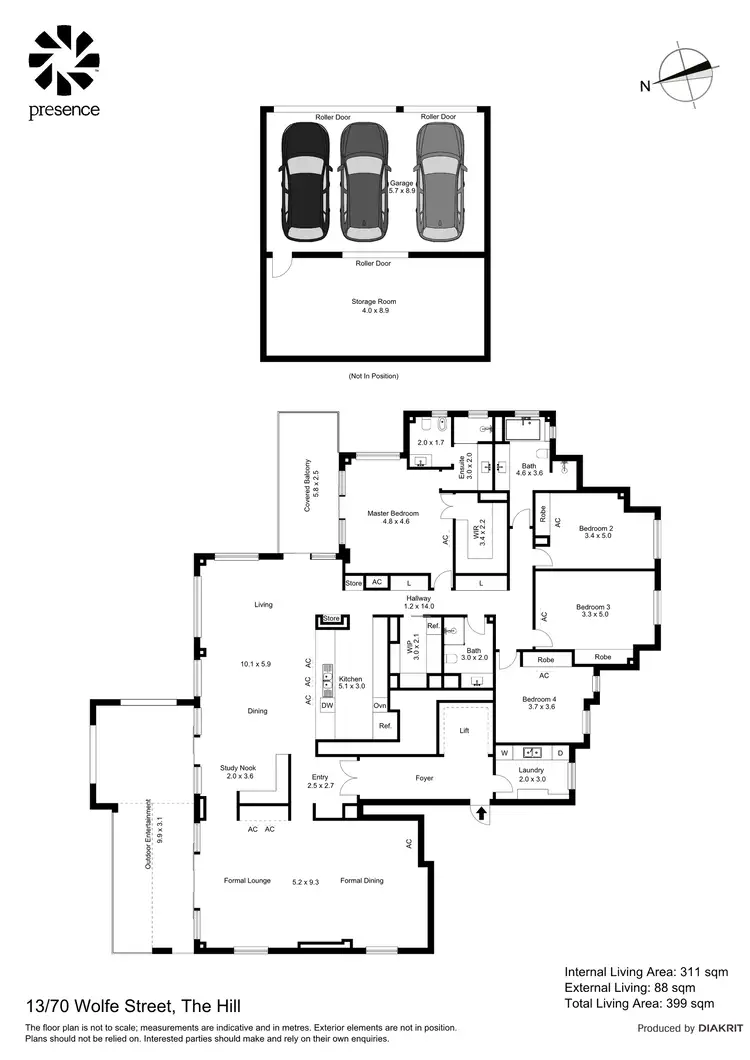Floorplan of Homely apartment listing, 13/70 Wolfe Street, The Hill NSW 2300