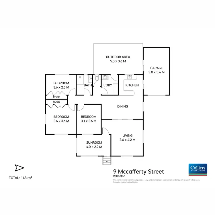 Floorplan of Homely house listing, 9 McCafferty Street, Wilsonton QLD 4350