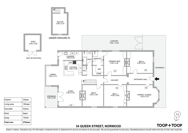 Floorplan of Homely house listing, 4/231 Queen Street, Norwood SA 5067