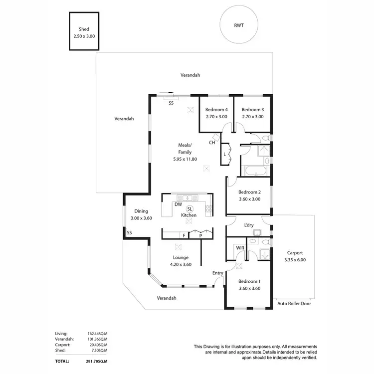 Floorplan of Homely house listing, 11 Mitchell Court, Williamstown SA 5351