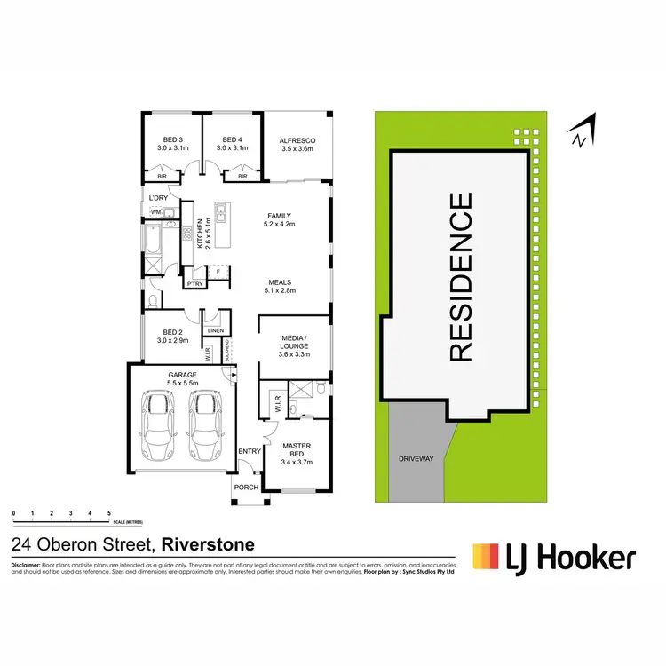 Floorplan of Homely house listing, 24 Oberon Street, Riverstone NSW 2765