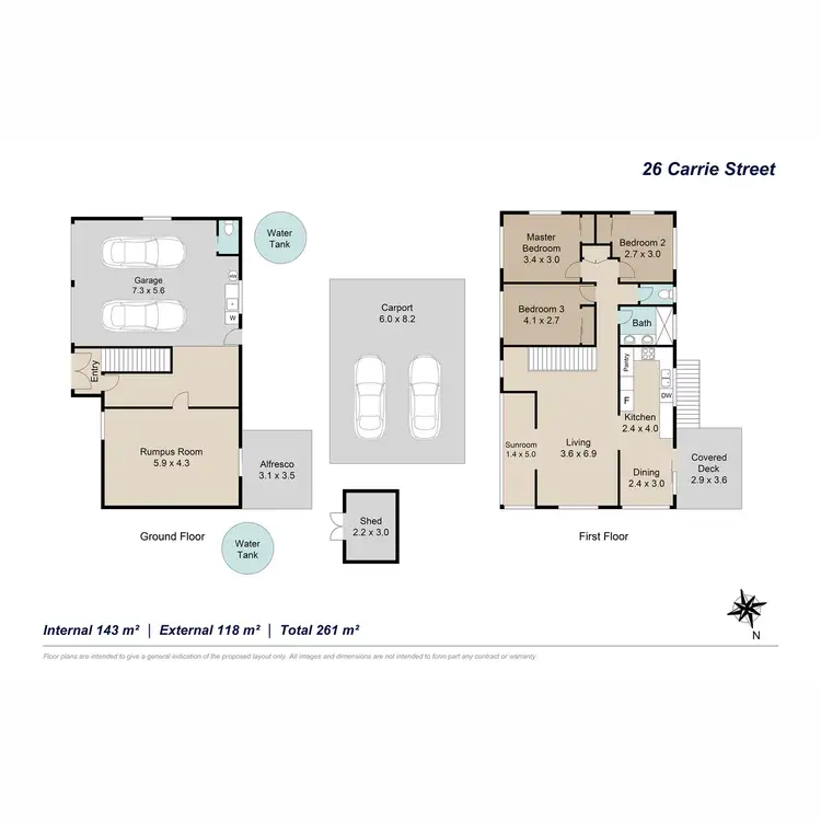 Floorplan of Homely house listing, 26 Carrie Street, Zillmere QLD 4034