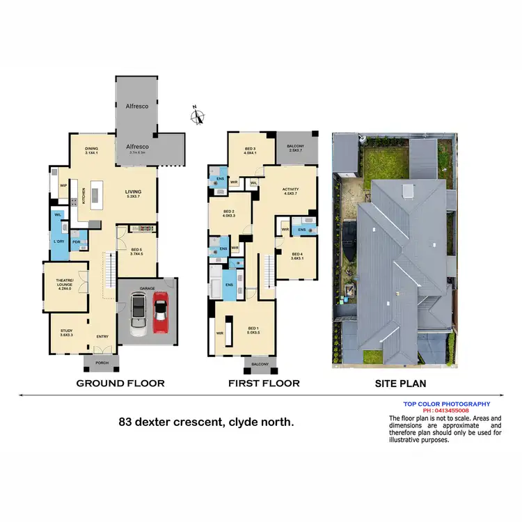 Floorplan of Homely house listing, 83 Dexter Crescent, Clyde North VIC 3978