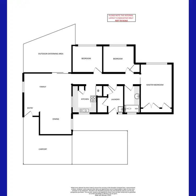 Floorplan of Homely semi-detached listing, 2/29 Glenten Way, Ferndale WA 6148