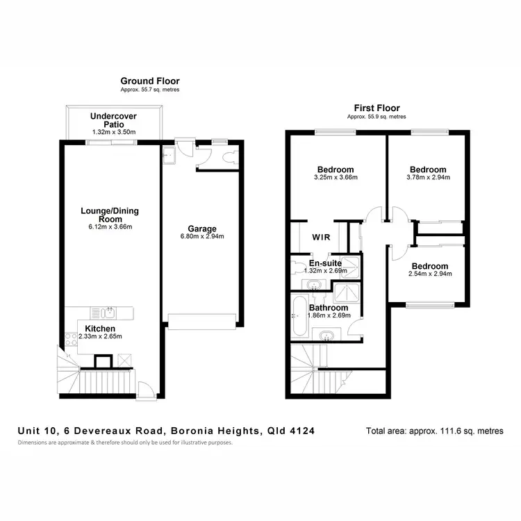 Floorplan of Homely townhouse listing, 10/6 Devereaux Road, Boronia Heights QLD 4124