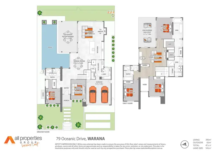 Floorplan of Homely house listing, 79 Oceanic Drive, Warana QLD 4575