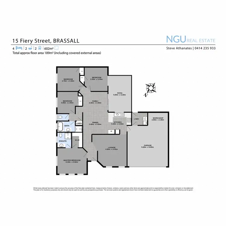 Floorplan of Homely house listing, 15 Fiery Street, Brassall QLD 4305