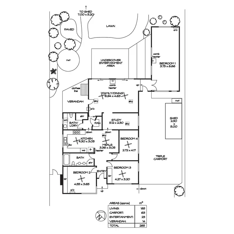 Floorplan of Homely house listing, 22 Gloucester Avenue, Belair SA 5052