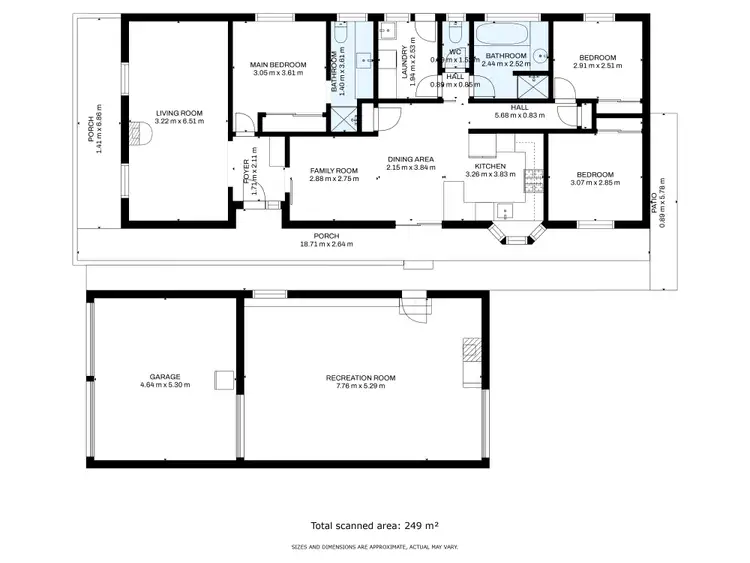 Floorplan of Homely house listing, 412 Colley Street, Lavington NSW 2641