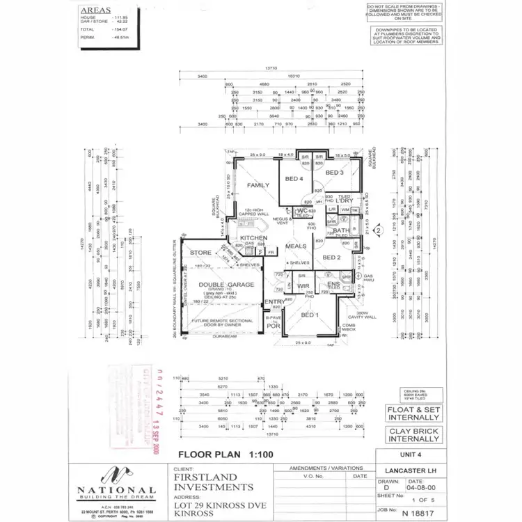 Floorplan of Homely villa listing, 4/144 Kinross Drive, Kinross WA 6028