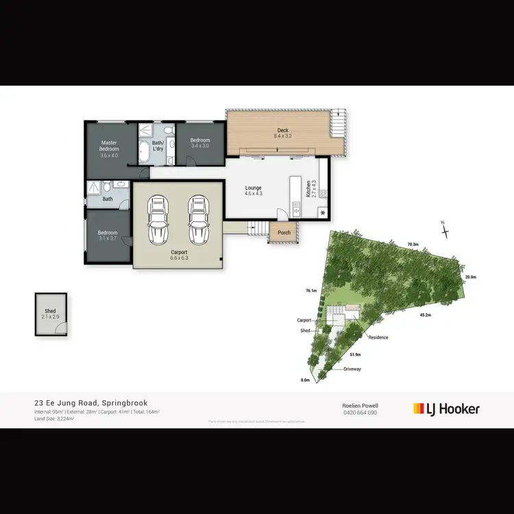 Floorplan of Homely house listing, 23 Ee-Jung Road, Springbrook QLD 4213