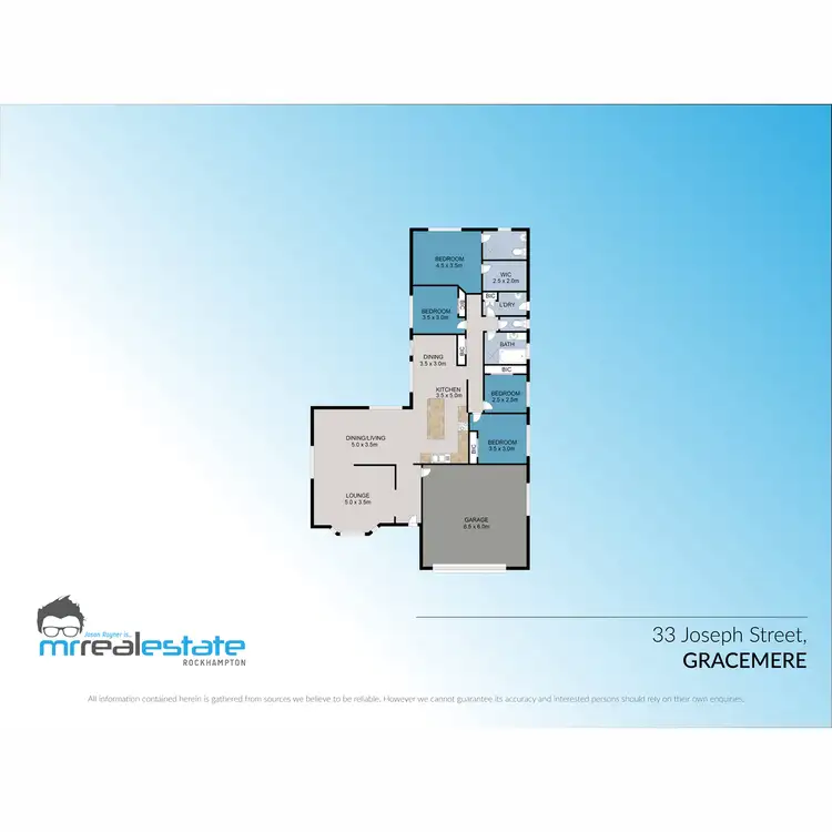 Floorplan of Homely house listing, 33 Joseph Street, Gracemere QLD 4702