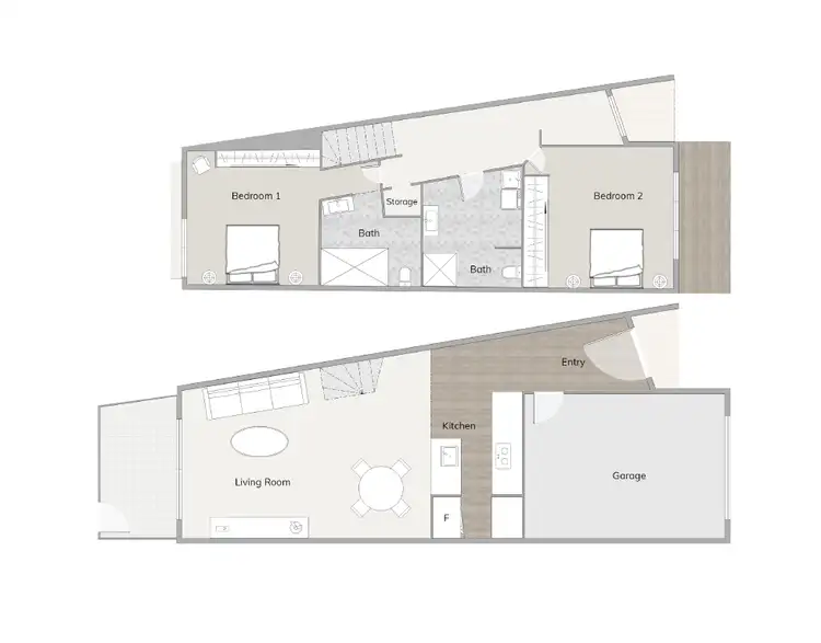 Floorplan of Homely townhouse listing, 8/135 Easty Street, Phillip ACT 2606