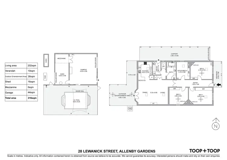 Floorplan of Homely house listing, 28 Lewanick Street, Allenby Gardens SA 5009