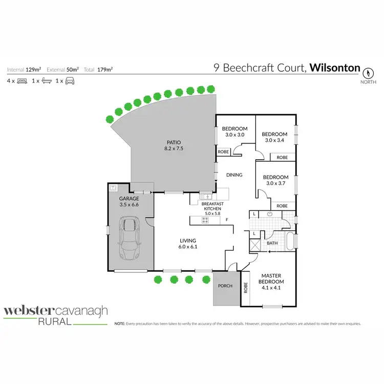 Floorplan of Homely house listing, 9 Beechcraft Court, Wilsonton QLD 4350