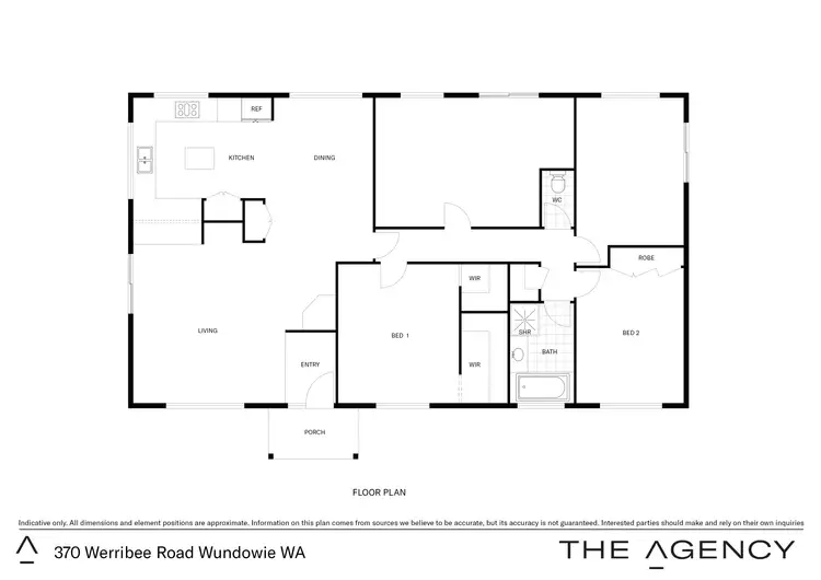 Floorplan of Homely house listing, 370 Werribee Road, Wundowie WA 6560