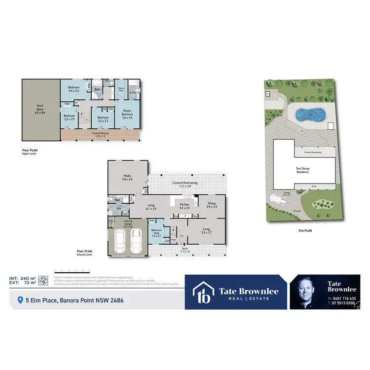 Floorplan of Homely house listing, 5 Elm Place, Banora Point NSW 2486