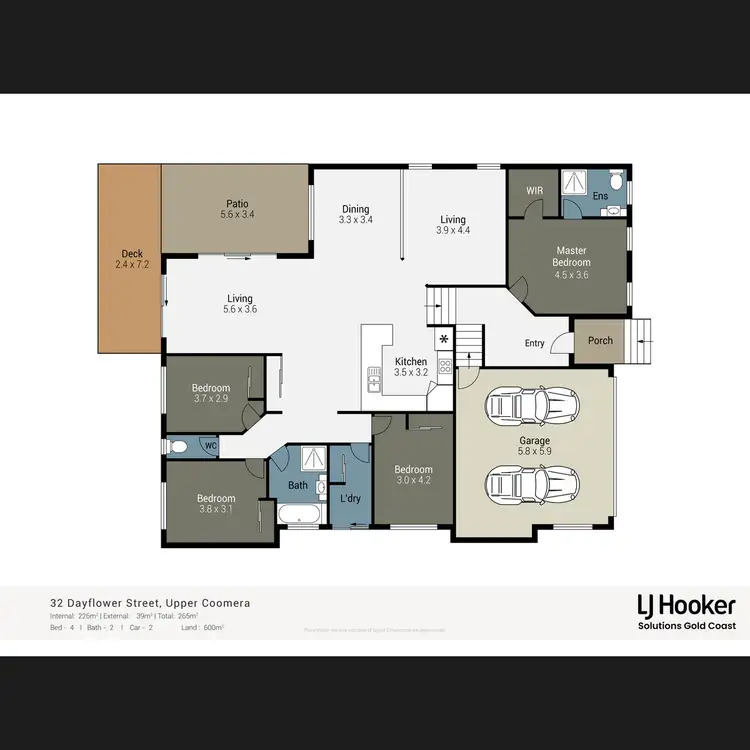 Floorplan of Homely house listing, 32 Dayflower Street, Upper Coomera QLD 4209