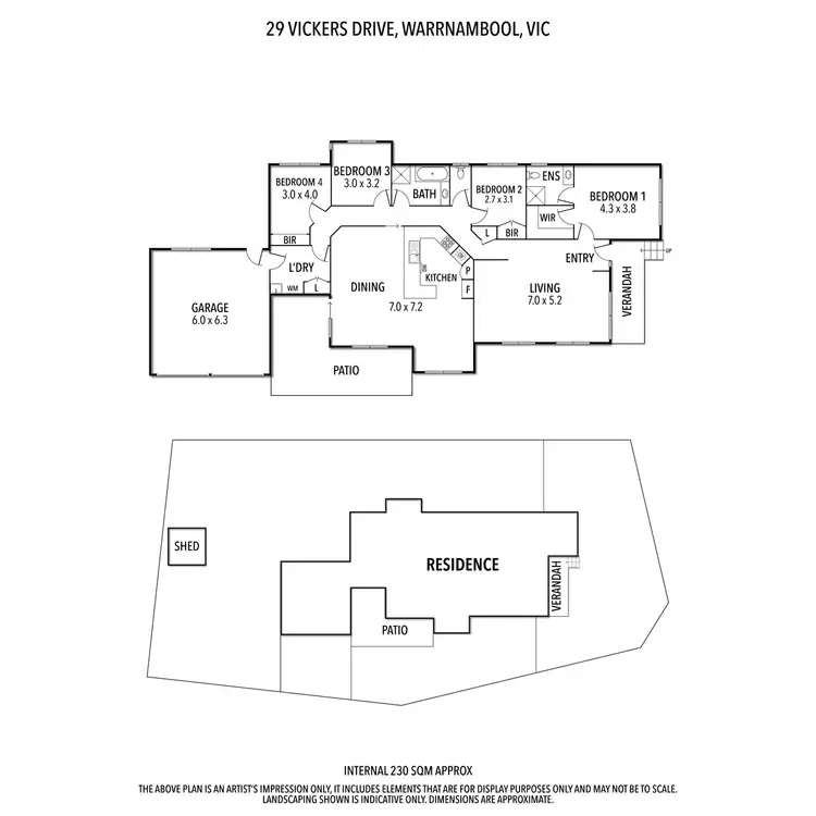 Floorplan of Homely house listing, 29 Vickers Drive, Warrnambool VIC 3280
