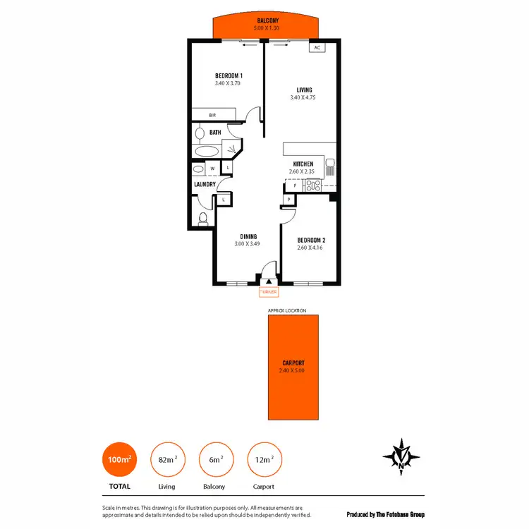 Floorplan of Homely unit listing, 10/177 Angas Street, Adelaide SA 5000