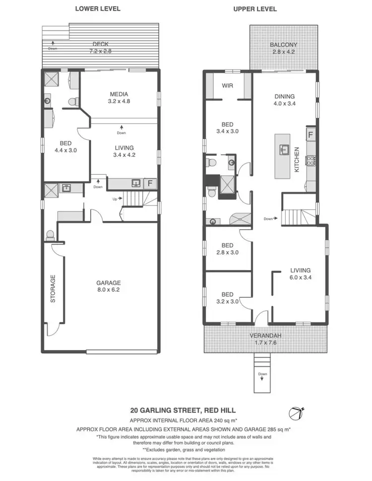 Floorplan of Homely house listing, 20 Garling Street, Red Hill QLD 4059