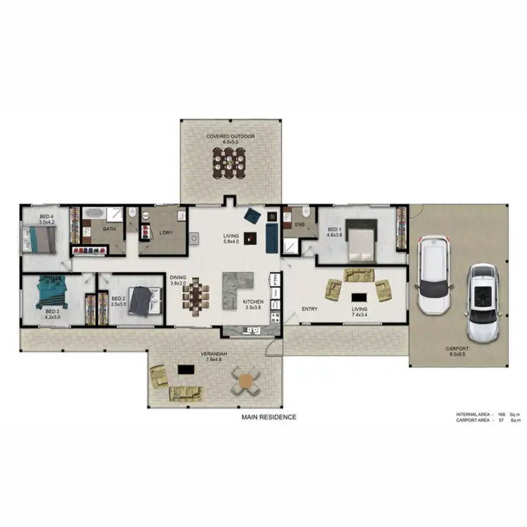 Floorplan of Homely rural property listing, Address available on request