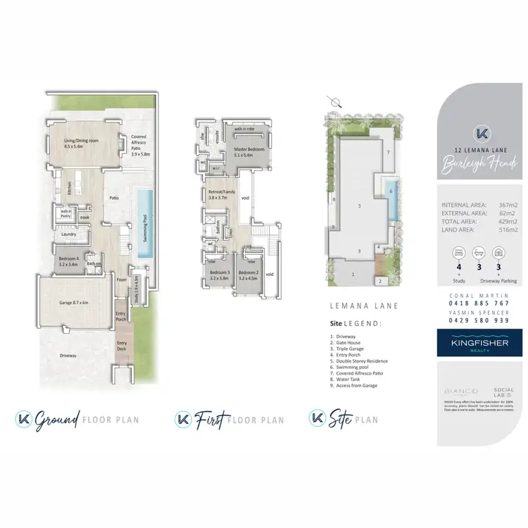 Floorplan of Homely house listing, 12 Lemana Lane, Burleigh Heads QLD 4220