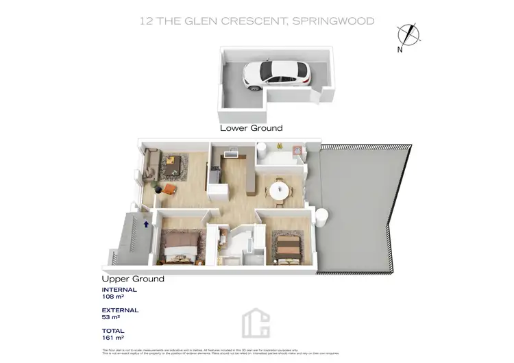 Floorplan of Homely house listing, 12 The Glen Crescent, Springwood NSW 2777