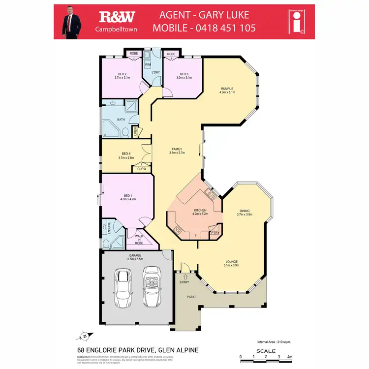 Floorplan of Homely house listing, 68 Englorie Park Drive, Glen Alpine NSW 2560