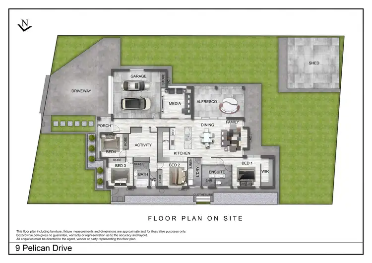 Floorplan of Homely house listing, 9 Pelican Drive, Bargara QLD 4670