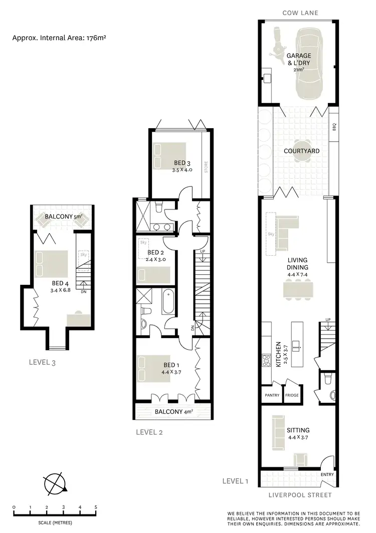 Floorplan of Homely terrace listing, 453 Liverpool Street, Darlinghurst NSW 2010