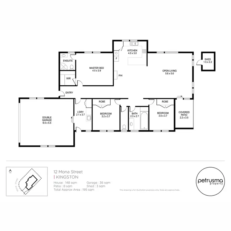 Floorplan of Homely house listing, 12 Mona Street, Kingston TAS 7050