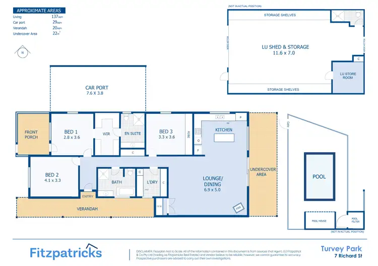 Floorplan of Homely house listing, 7 Richard Street, Turvey Park NSW 2650