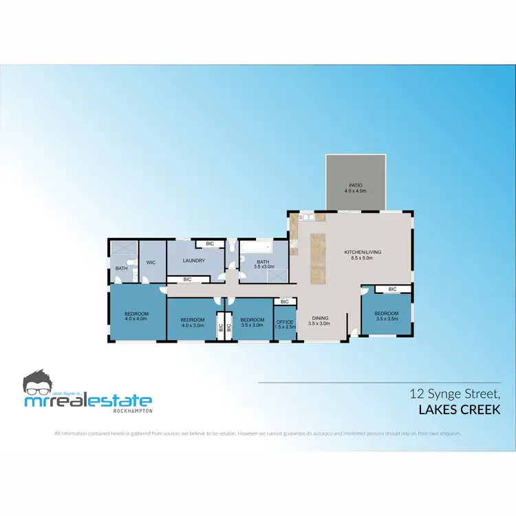 Floorplan of Homely house listing, 12 Synge Street, Lakes Creek QLD 4701