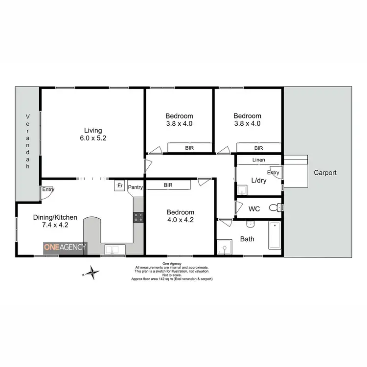 Floorplan of Homely house listing, 7 John Street, Smithton TAS 7330