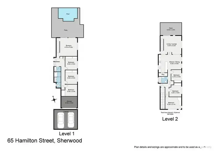Floorplan of Homely house listing, 65 Hamilton Street, Sherwood QLD 4075
