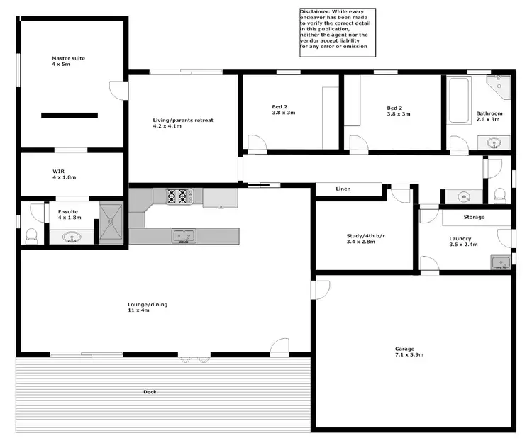 Floorplan of Homely house listing, 5 Spilsby Court, Port Lincoln SA 5606
