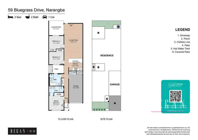 Floorplan of Homely house listing, 59 Bluegrass Drive, Narangba QLD 4504