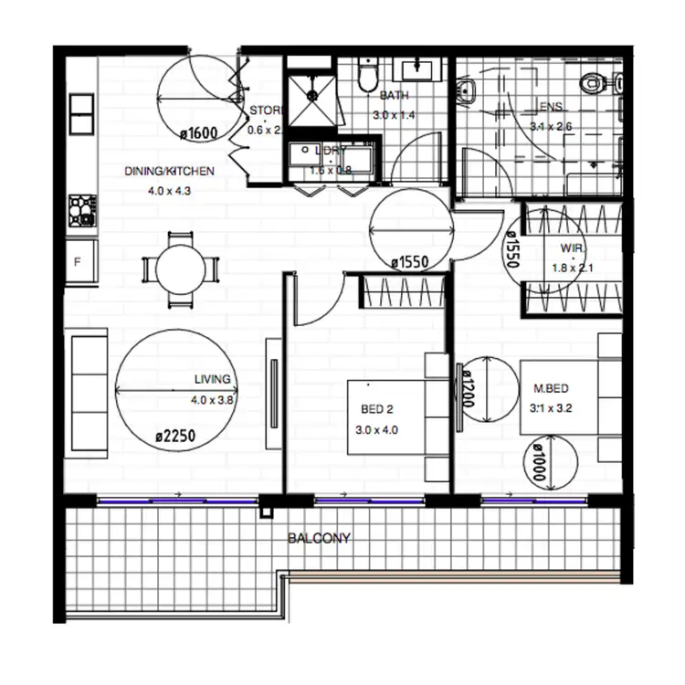Floorplan of Homely apartment listing, Address available on request